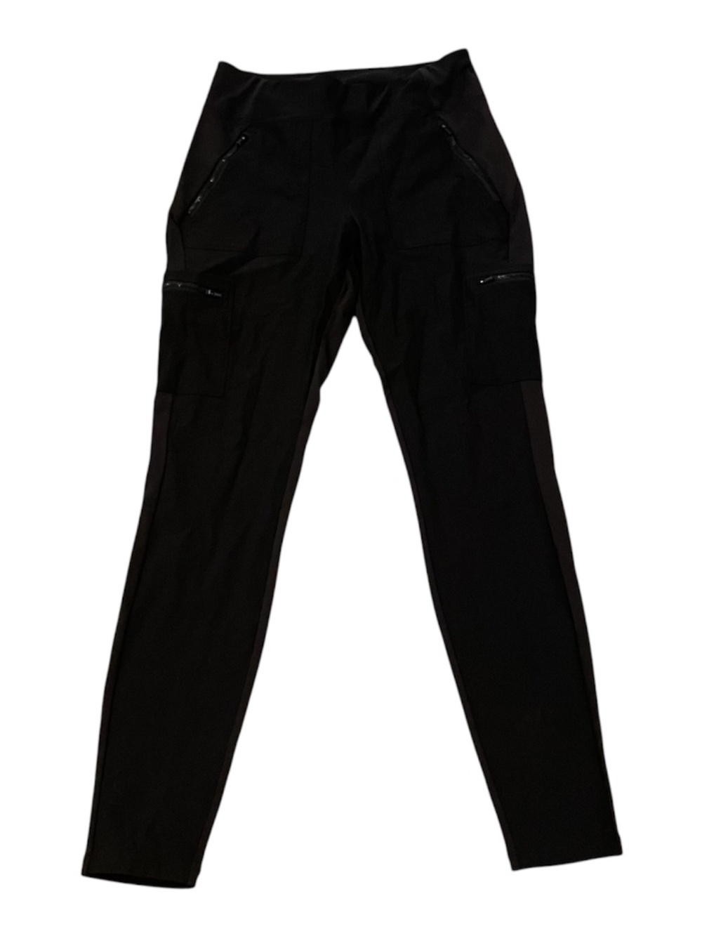 Athleta Black 5 Zippered Pockets Skinny Pants Women’s Size 10T